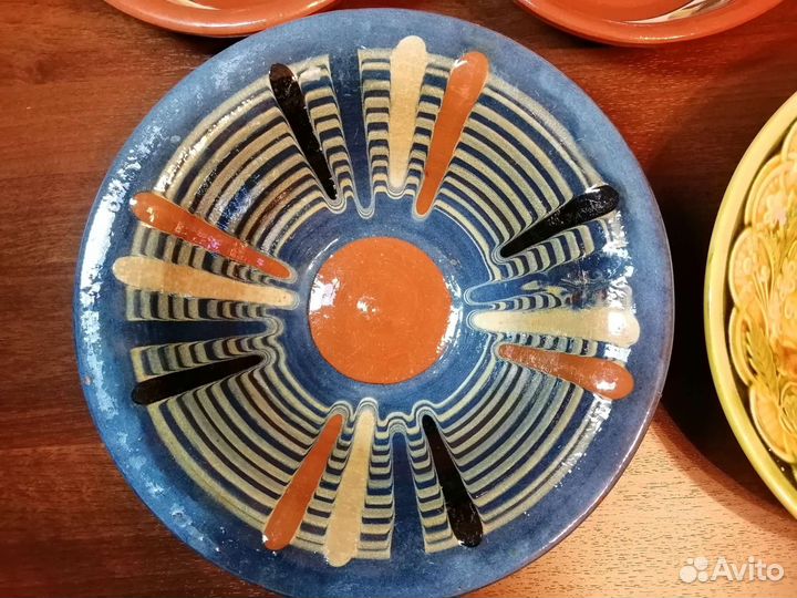 Кружка, сахарница, блюдо керамические винтаж