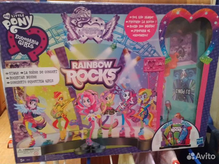 Сцена эквестрия гёрл, радужный рок