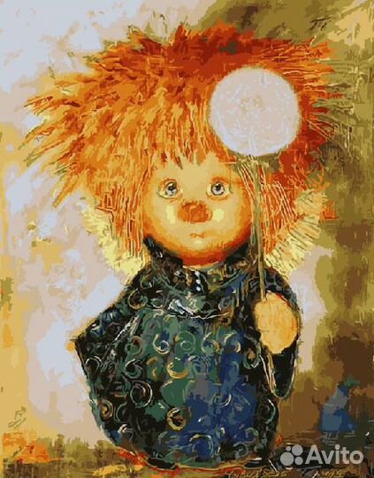 Картины по номерам Ангел позитива