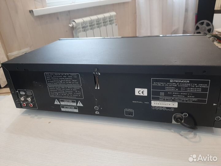 Кассетная дека pioneer