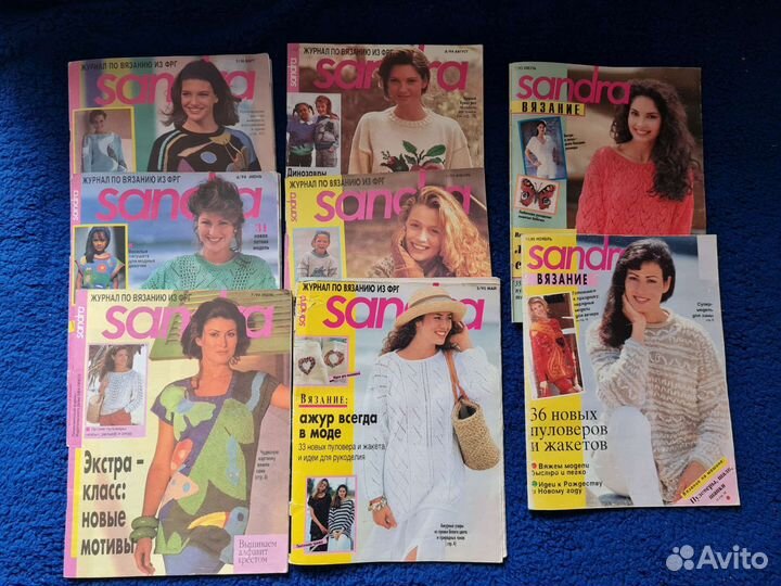 Журналы по шитью,вязанию,вышиванию Sandra, Лапушка