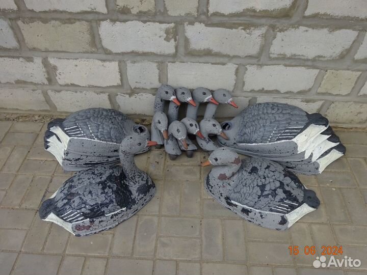 Чучела гусей для охоты бу