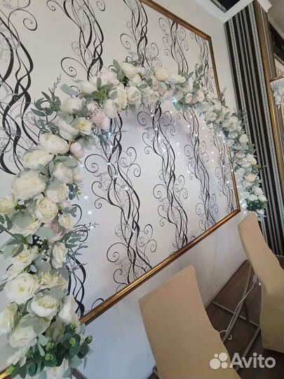 Свадебный декор в аренду, цветы на стол