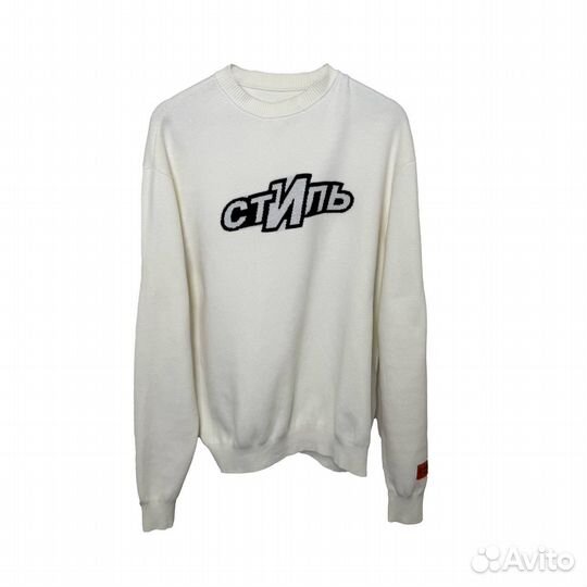 Хлопковый свитер Heron Preston M