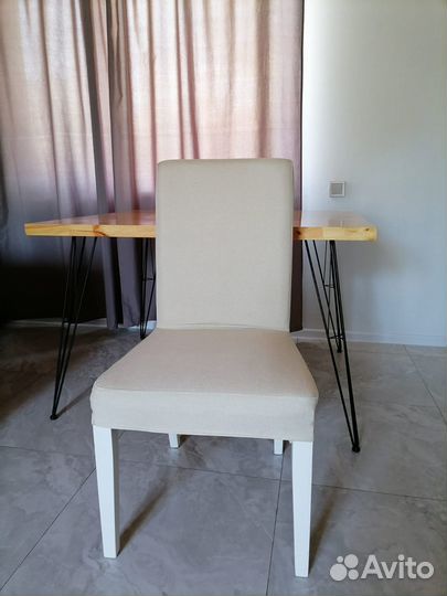 Чехлы на стул Хенриксдаль IKEA, на мебель IKEA