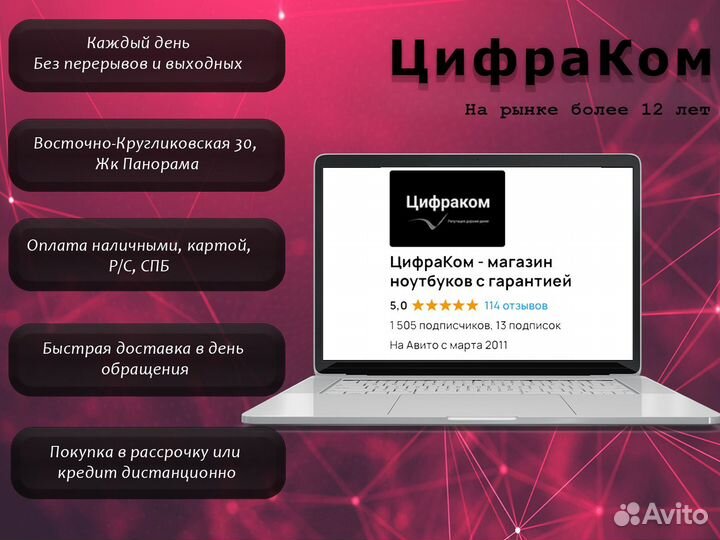 Ноутбук Asus Core 8гб SSD IPS