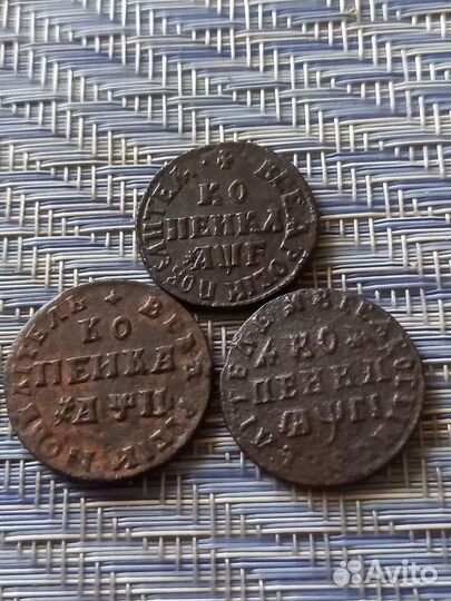 Петровские копейки,оригинал