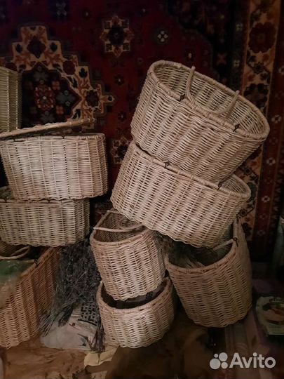 Корзины плетеные из лозы