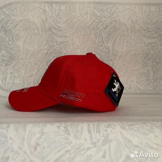 Новая бейсболка (кепка) Peugeot Пежо красная