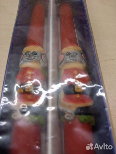 Свечи новогодние