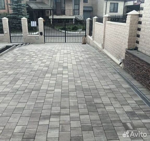 Укладка тротуарной плитки