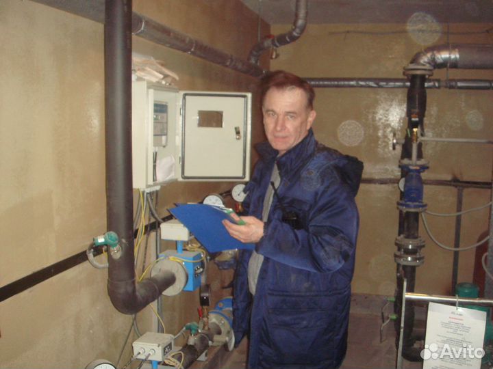 Инженер-теплотехник, инженер по эксплуатации итп