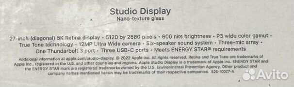 Apple studio display 27 5k