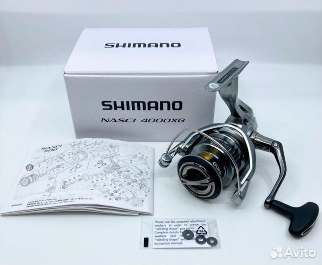 Катушка shimano 21 nasci 4000XG