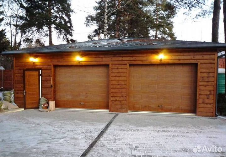 Гараж с быстрой постройкой