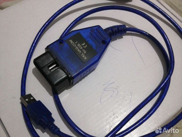 Диагностический кабель OBD 2 VAG COM kkl 409.1