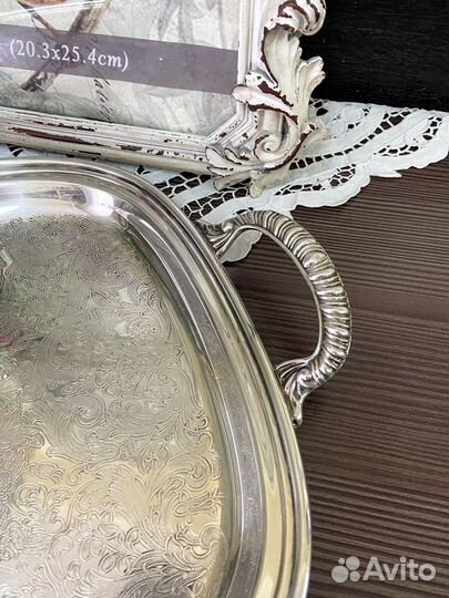 Поднос серебрение Англия