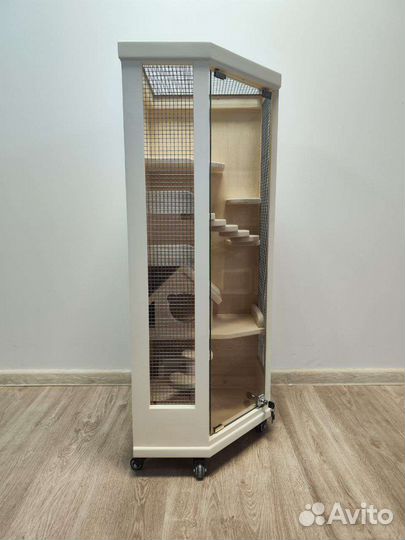 Клетка, витрина, вольер для шиншилл, дегу, белок