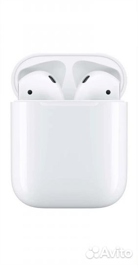 Оригинальные Apple AirPods 2+чехол