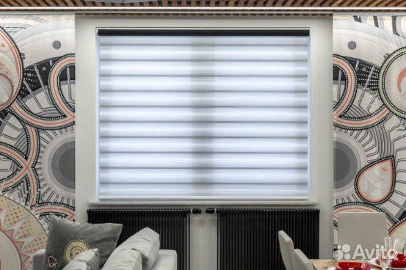 Рулонные шторы Зебра День-ночь