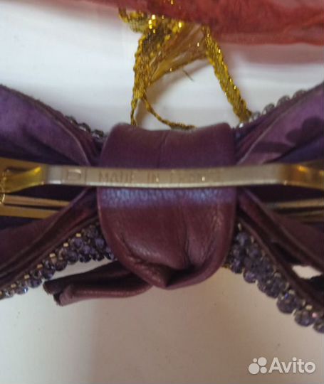 Заколка для волос с кристаллами swarovski