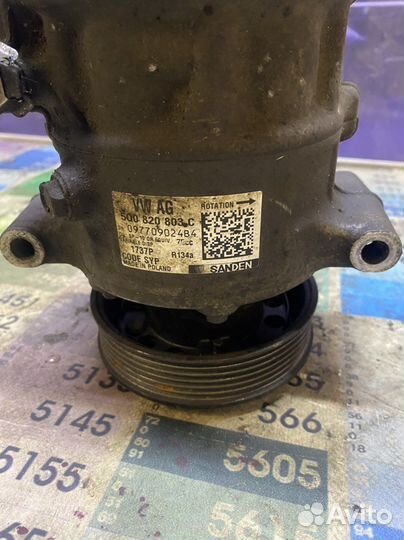 Компрессор кондиционера skoda Volkswagen 1.2TSI