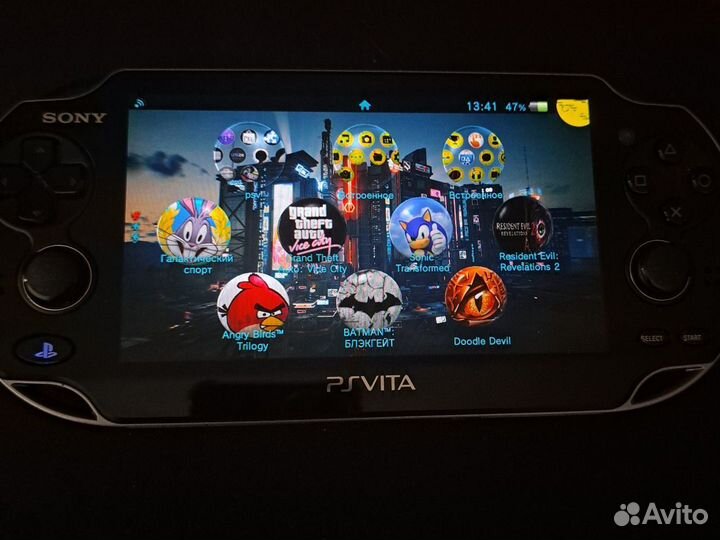 Sony playstation Vita fat 64гб прошитая