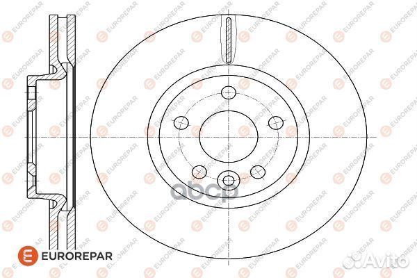 Диск тормозной ford S-MAX/mondeo 07/volvo S60