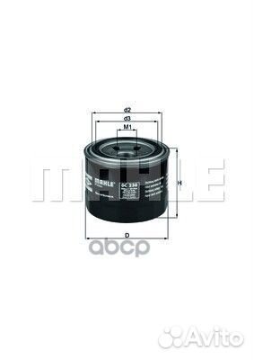 Фильтр масляный knecht/mahle OC230 mitsubishi A