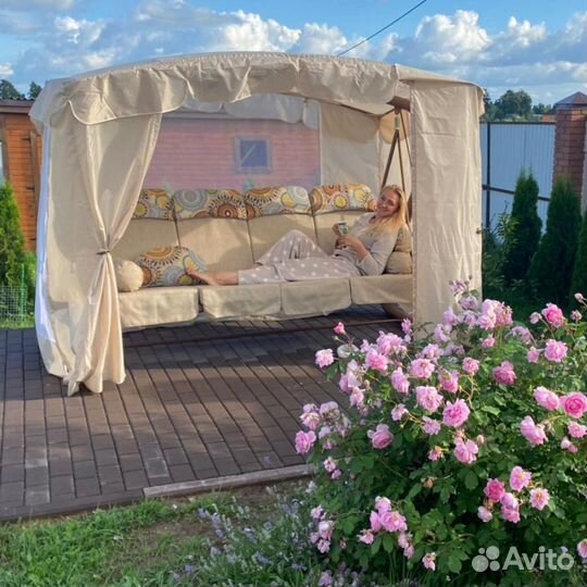 Садовые качели элитные