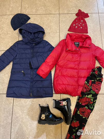 Куртка zara, шапка chobi