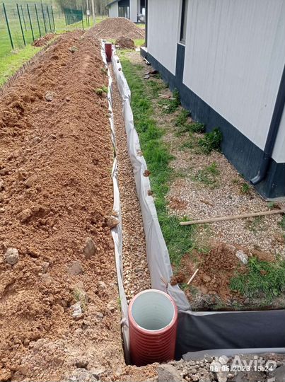 Земляные работы копка в ручную