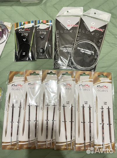 Спицы addi knitpro крючки