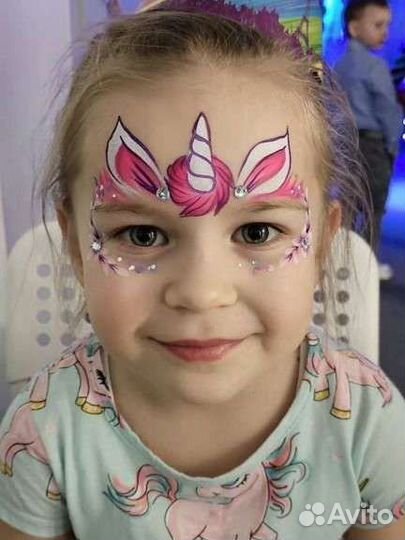 Аквагрим и блеск-тату