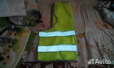 Жилет сигнальный для водителей зелёный