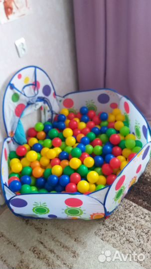 Палатка с туннелем и сухим бассейном (без шариков)