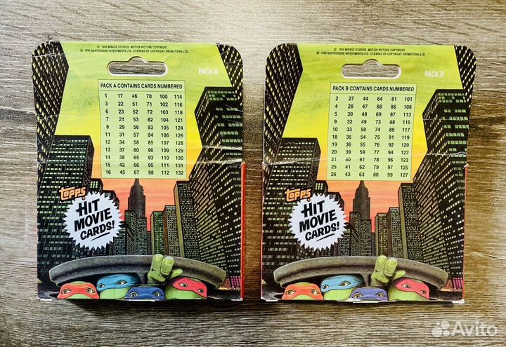 Карточки Topps Turtles(Черепашки-ниндзя)