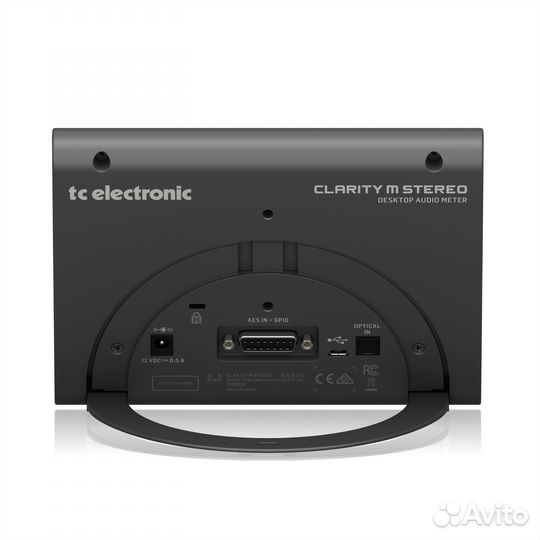 TC electronic clarity M stereo, стерео измеритель громкости и пиков c 7' жк-дисплеем и USB