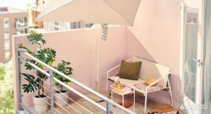 Новый Зонт садовый (пляжный) IKEA tvetö