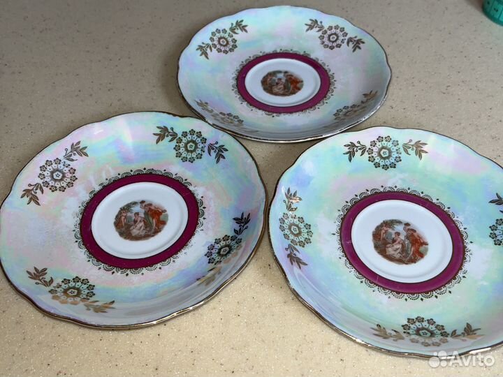 Блюдца от сервиза мадонна 2 шт в наличии