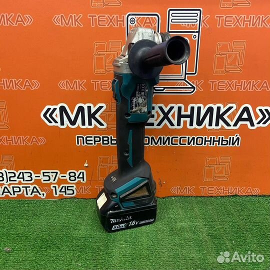 Аккумуляторная ушм Makita LXT DGA504