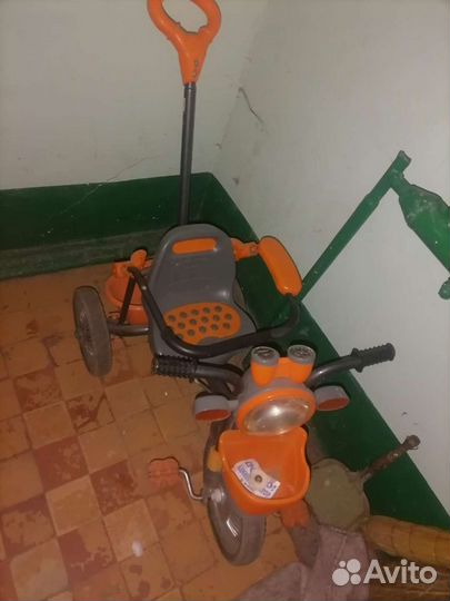 Детский трехколесный велосипед