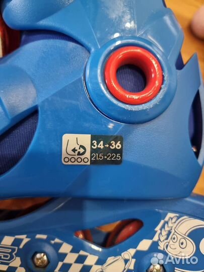 Роликовые коньки 34-36 детские