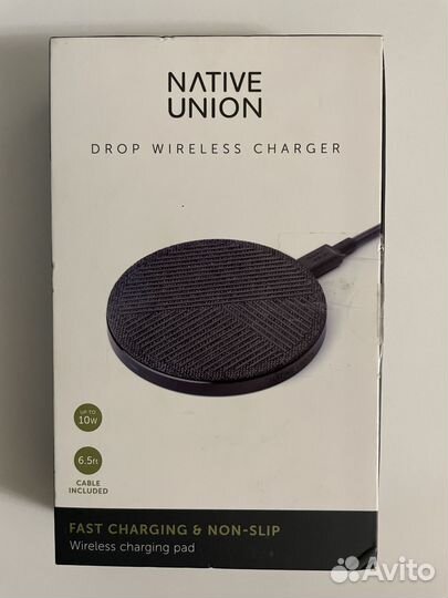 Беспроводная зарядка на iPhone Native Union Drop