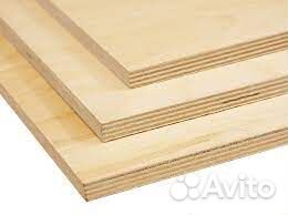 Фанера фк ГОСТ сорт 4/4 6,5мм*1525мм*1525мм (65шт