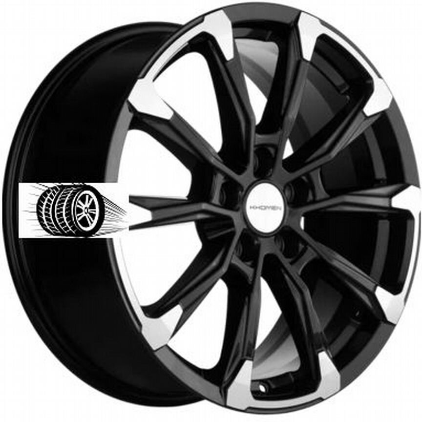 Литые диски Khomen Wheels 7.5×R18 5×108