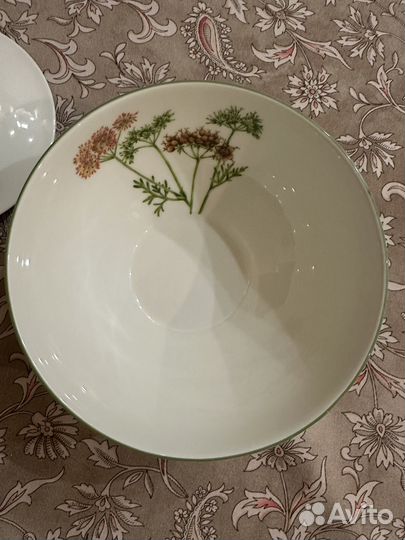 Салатник с пирожковыми тарелками оригинал