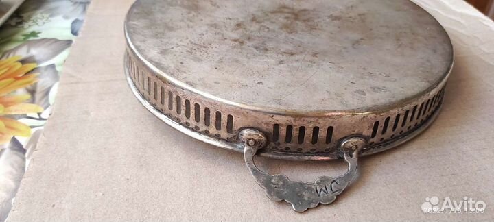 Поднос винтажный с клеймом