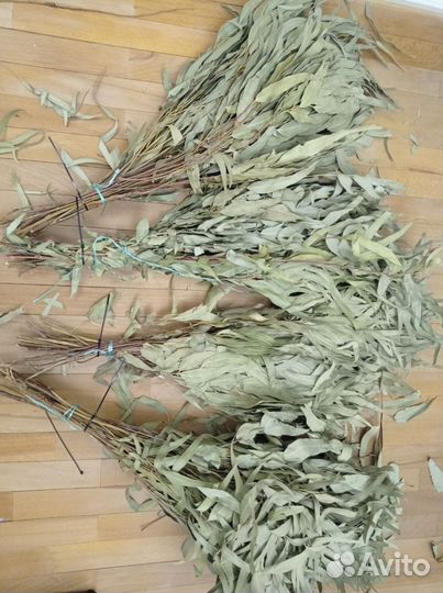 Веники липовые банные, берёзовые