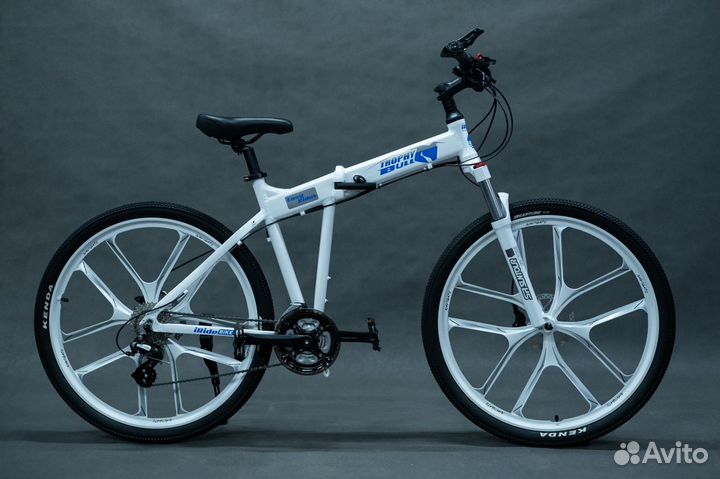 Велосипед Складной iRide, 27.5' гидравлика белый